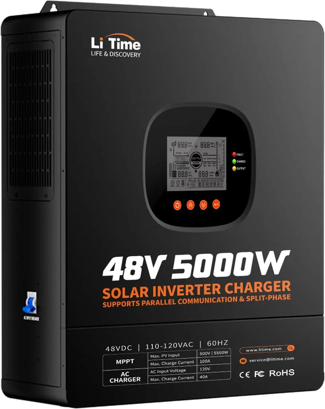 Parallel Solar Inverter 48V 5000W Mppt - Inversor de onda sinusoidal pura LiTime