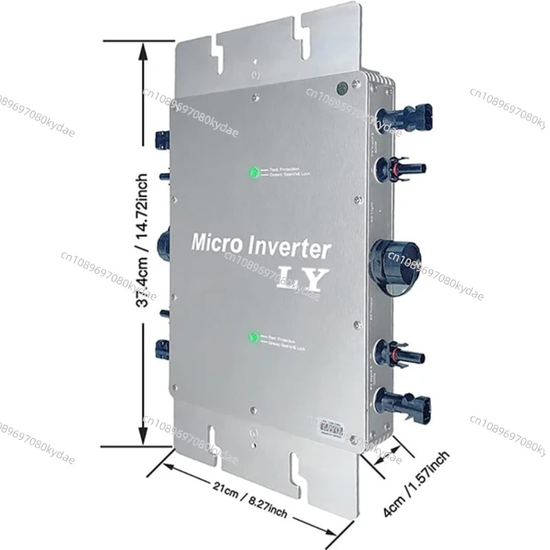 Micro Inverter 1400W Solar Grid Tie - Microinversor Solar Impermeable para Conexión a
