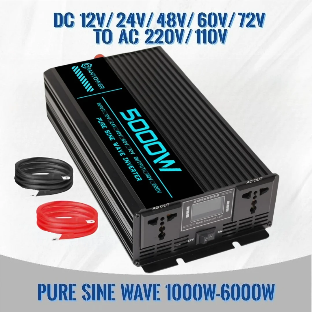 Pure Sine Wave Inverter 5000W 48V 220V - Inversor de onda sinusoidal pura, de