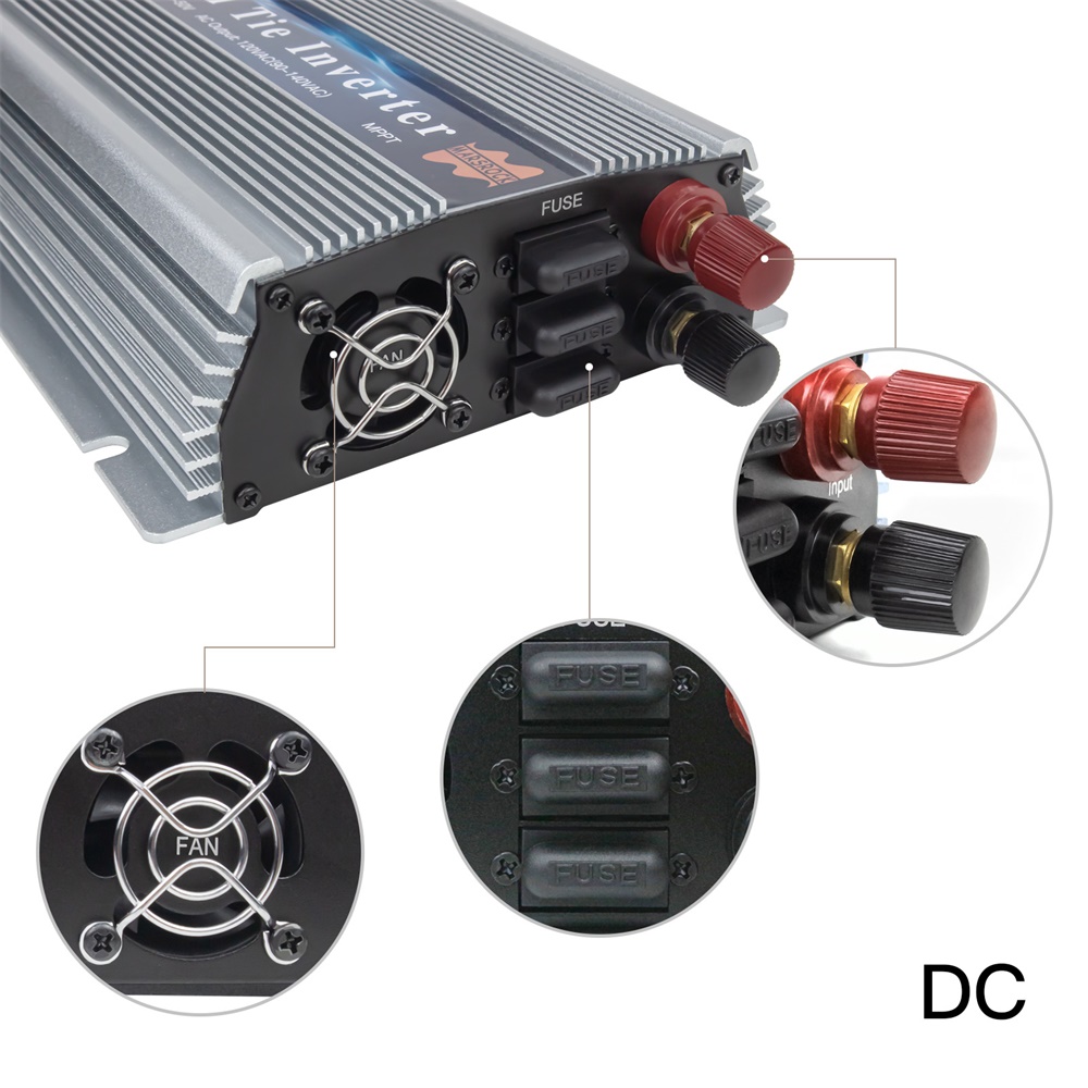 Microinversor Solar de conexió - Micro Inverter 1400W Solar Grid Tie reseña y precio
