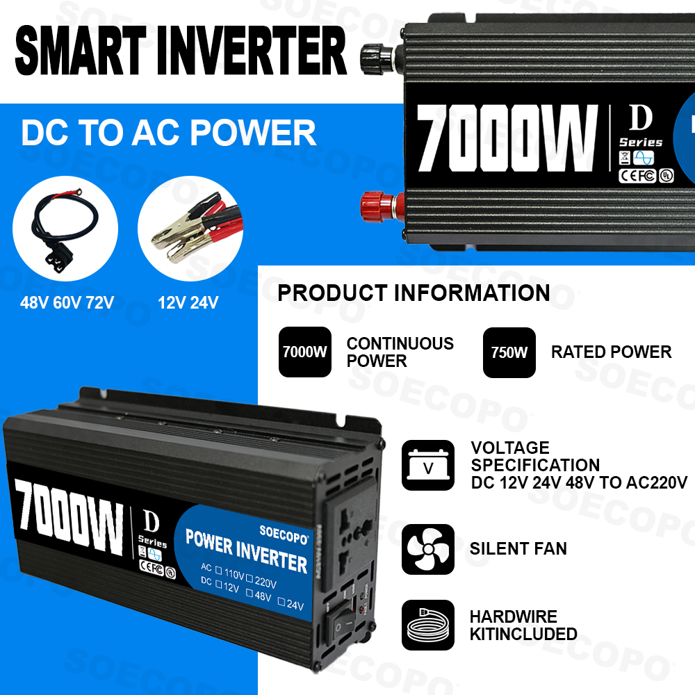 Inversor de Corriente para Aut - Off Grid Solar Inverter 48V 6000W reseña y precio