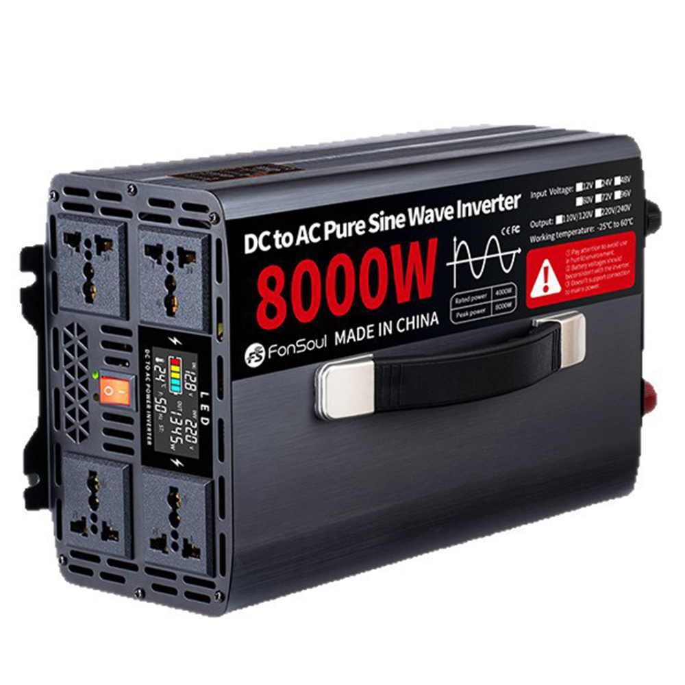 Inversor Portátil de Onda Sinu - Pure Sine Wave Inverter 5000W 48V 220V reseña y precio