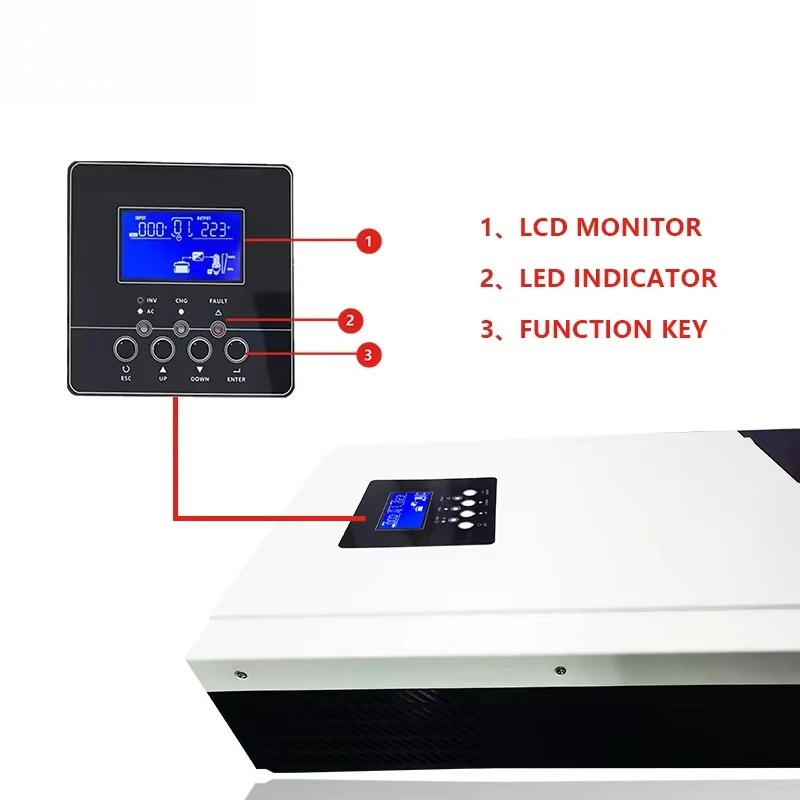 Inversores Solares Híbridos de - Parallel Solar Inverter 48V 5000W Mppt reseña y precio