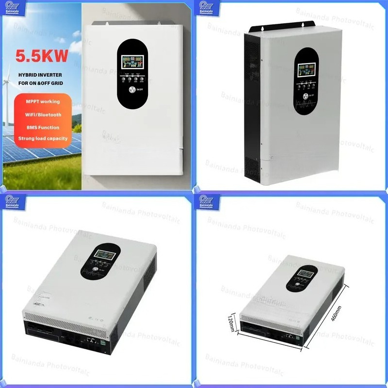 Inversor Solar Híbrido de 3kW  - Hybrid Solar Inverter 5.5Kw Mppt 48V reseña y precio