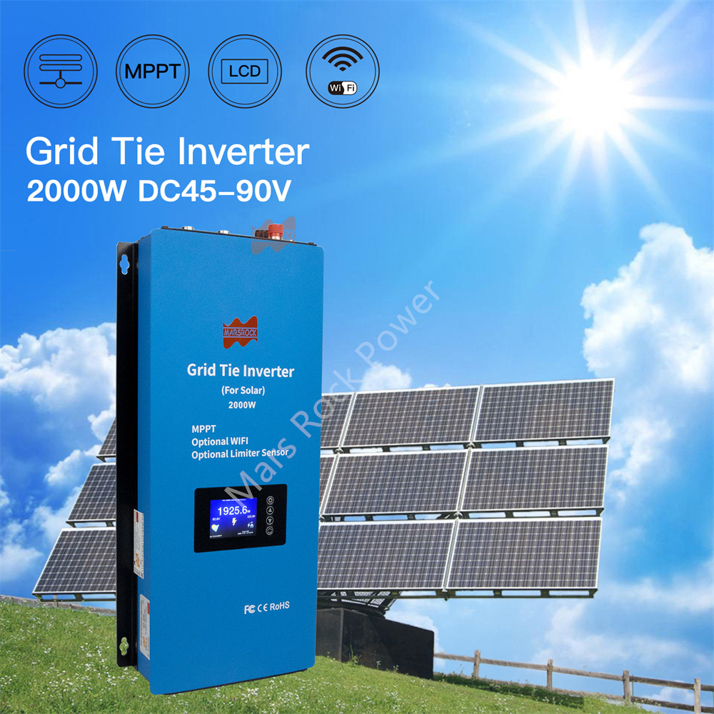 Inversor Solar de Conexión a R - Grid Tie Inverter Limiter 2000W reseña y precio