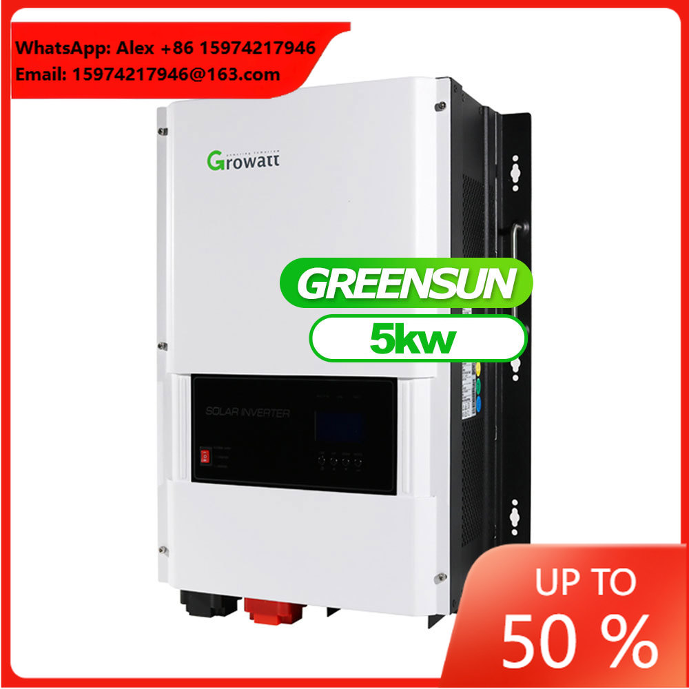 Inversor Híbrido Growatt Fuera - Off Grid Solar Inverter 48V 6000W reseña y precio